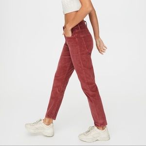 Aritzia Corduroy Slim Pants